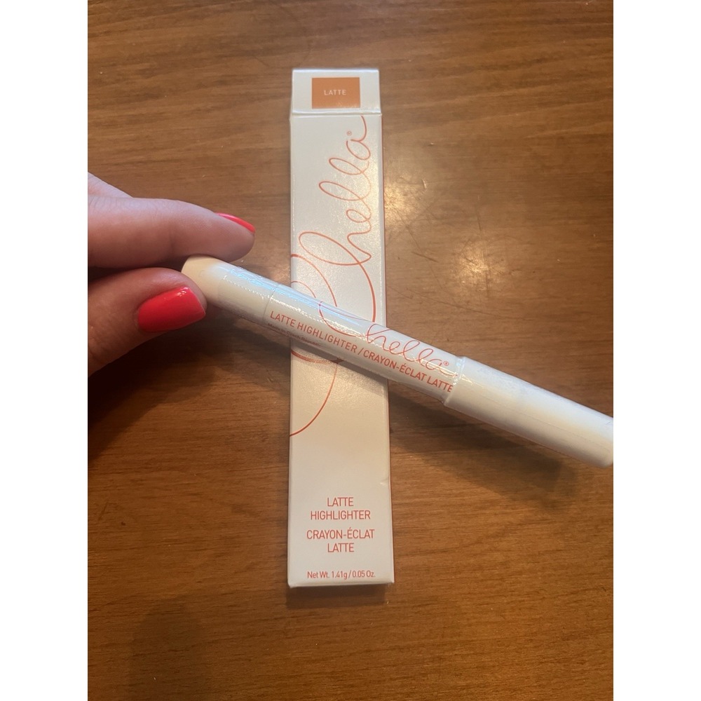 NEW Sealed Chella Highlighter Crayon ~ Latte ~ Full Size 0.05 Oz - Picture 2 of 9